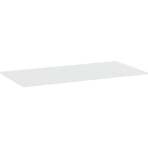 Univerzální deska ke kancelářským stolům, 160 x 80 x 2,5 cm, ABS 2 mm, světle šedá