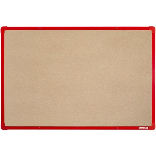 Textilní tabule boardOK, 90 x 60 cm, červená