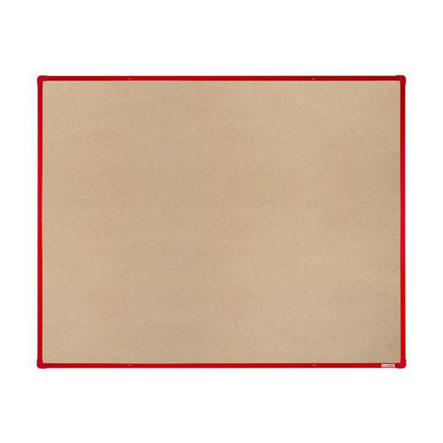 Textilní tabule boardOK, 150 x 120 cm, červená
