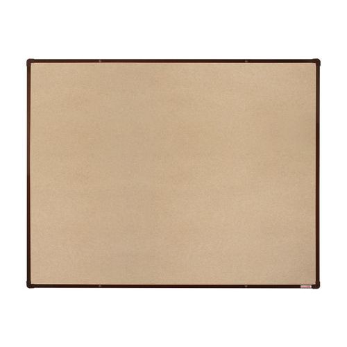 Textilní tabule boardOK, 150 x 120 cm, hnědá