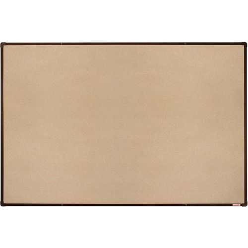 Textilní tabule boardOK, 180 x 120 cm, hnědá