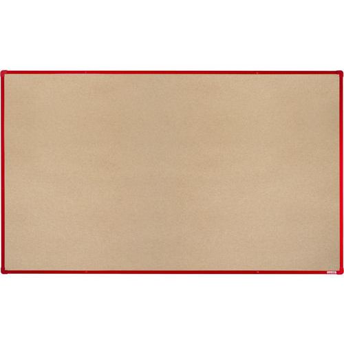 Textilní tabule boardOK, 200 x 120 cm, červená