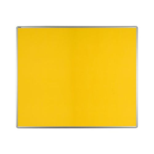 Textilní oboustranný paraván ekoTAB 90 x 120 cm, žlutý
