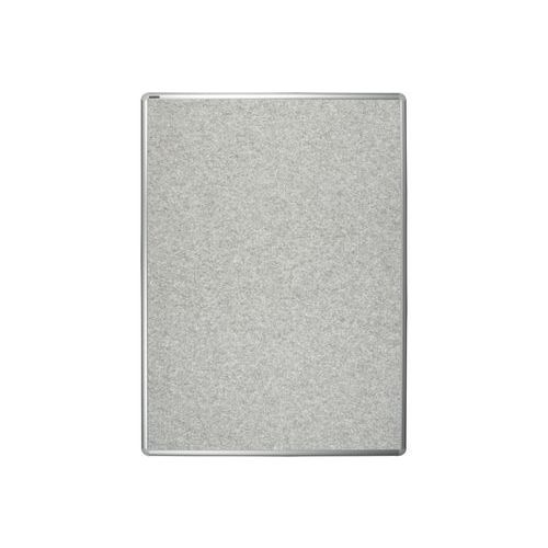Textilní oboustranný paraván ekoTAB 75 x 100 cm, šedý