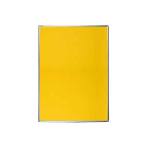 Textilní oboustranný paraván ekoTAB 75 x 100 cm, žlutý