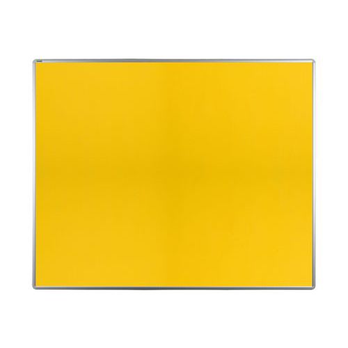 Textilní oboustranný paraván ekoTAB 100 x 150 cm, žlutý