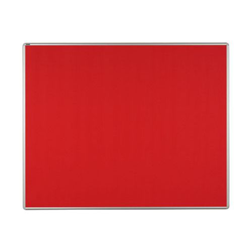 Textilní oboustranný paraván ekoTAB 120 x 150 cm, červený