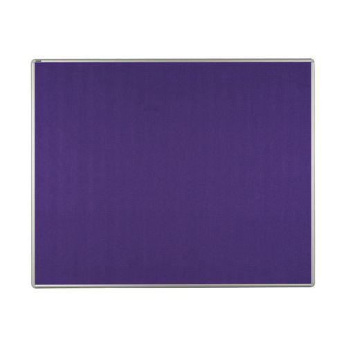 Textilní oboustranný paraván ekoTAB 120 x 150 cm, fialový