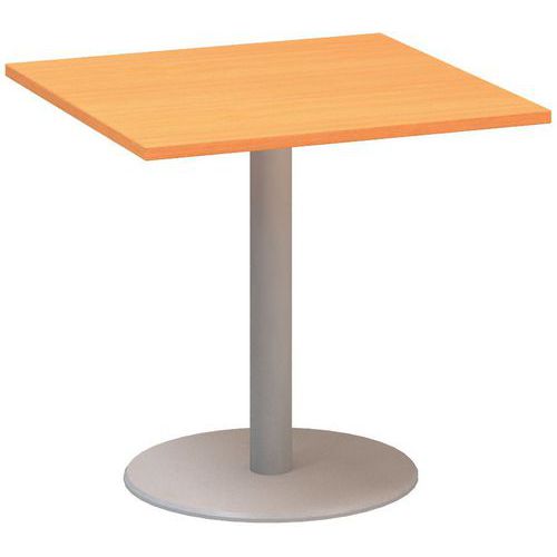 Konferenční stůl Alfa 400, 80 x 80 x 74,2 cm, dezén buk Bavaria