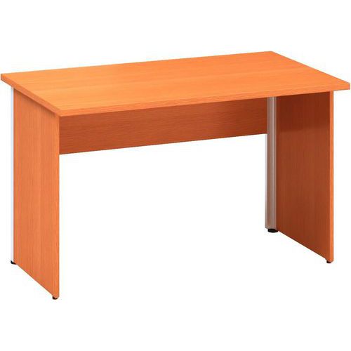 Kancelářský stůl Alfa 100, 120 x 70 x 73,5 cm, rovné provedení, dezén buk Bavaria