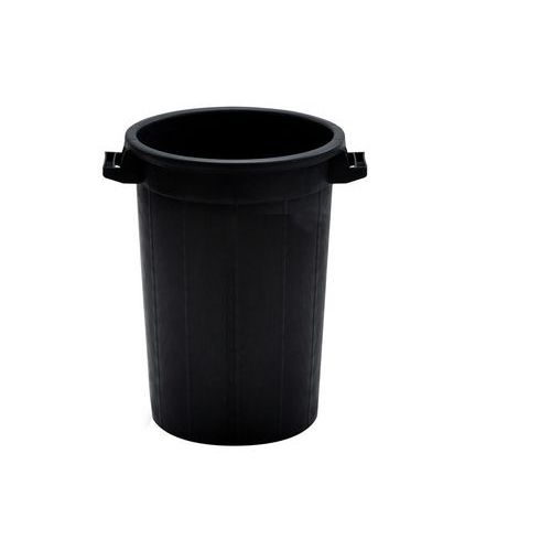 Plastový kulatý kontejner, recyklovaný HDPE, 75 l