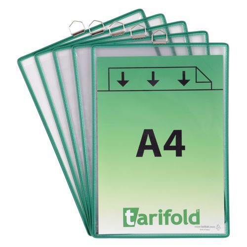 Informační rámečk Tarifold A4, s okem, zelený