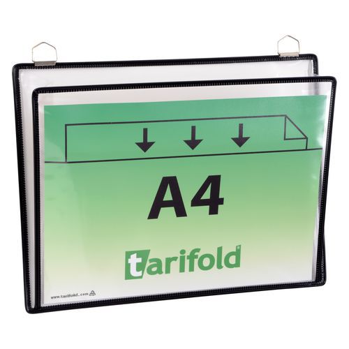Informační rámečk Tarifold A4, se dvěma oky, černý