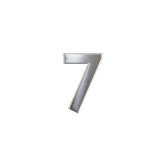 Nerezové číslo ve 2D provedení, výška 75 mm, znak "7"