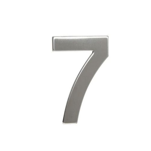 Nerezové číslo ve 2D provedení, výška 95 mm, znak "7"