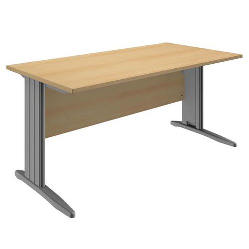 Kancelářský stůl System, 160 x 80 x 73 cm, rovné provedení, dezén buk