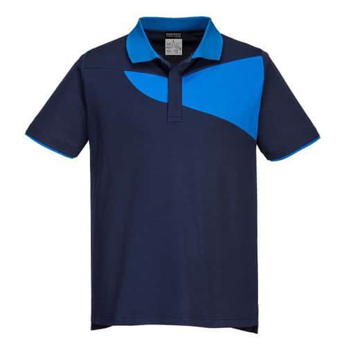 Polokošile PW2 S/S, modrá/světle modrá, vel. L