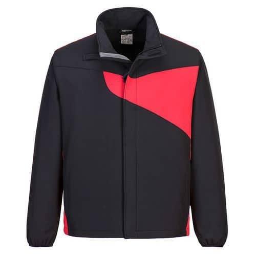 Softshellová bunda PW2 (2L), červená/černá, vel. L