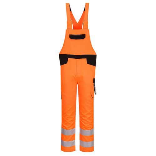PW2 HiVis laclové kalhoty, černá/oranžová, normální, vel. L