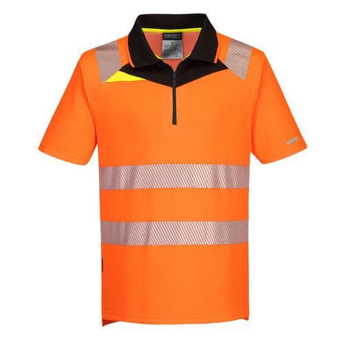 Polokošile DX4 Hi-Vis S/S, černá/oranžová, vel. 4XL