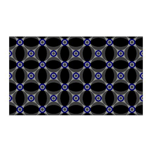 Vnitřní čisticí rohož Déco Design™ Imperial Retro, modrá/černá, 60 x 90 cm