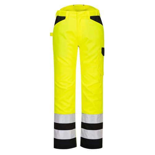 Kalhoty PW2 service Hi-Vis, černá/žlutá, normální, vel. S