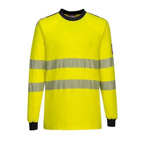 Tričko Hi-Vis odolné proti ohni WX3, modrá/žlutá, vel. L