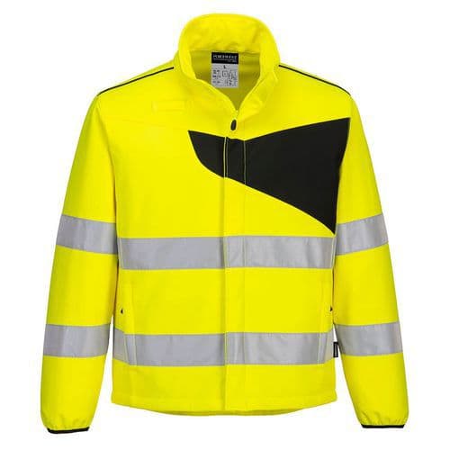 PW2 Hi-Vis Softshell (2L), černá/žlutá, vel. 4XL
