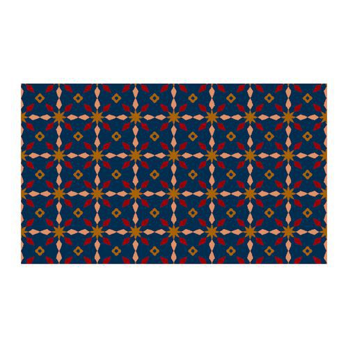 Vnitřní čisticí rohož Déco Design™ Imperial Snowstar, modrá, 60 x 90 cm