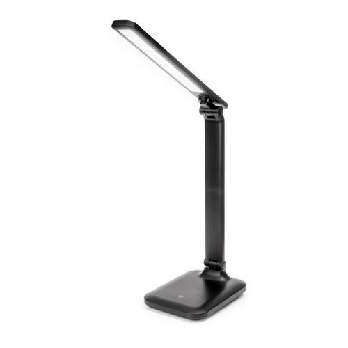 LED stolní lampa Platinet Remus 5W, USB port, černá