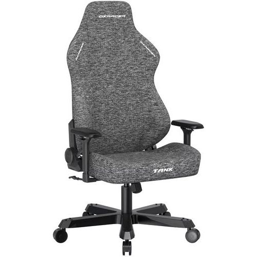 Herní židle DXRacer TANK, šedá, látková