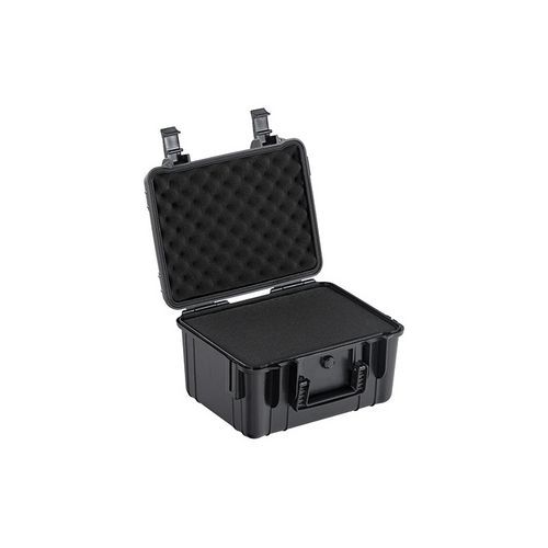 Plastový kufr na nářadí DinoPlus Outdoor, 15,5 x 27,5 x 22,5 cm, černá