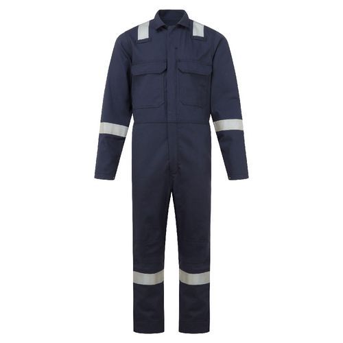 Kombinéza Bizweld Work FR Classic, tmavě modrá, krátké, vel.4XL