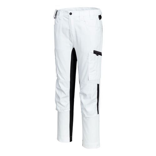 Kalhoty WX2 Eco Stretch Trade, bílá, krátké, vel.28