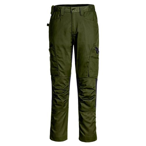 Kalhoty WX2 Eco Stretch Trade, tmavě zelená, krátké, vel.28