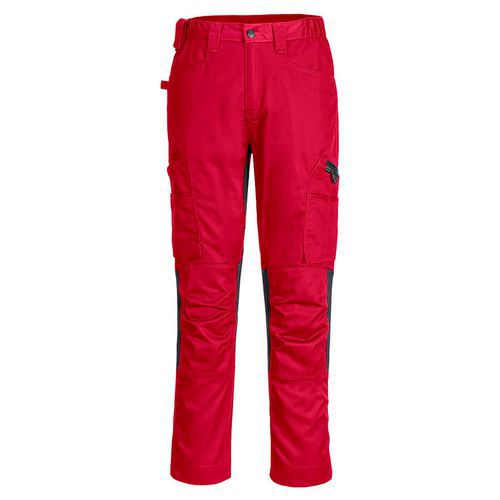Kalhoty WX2 Eco Stretch Trade, červená, krátké, vel.28