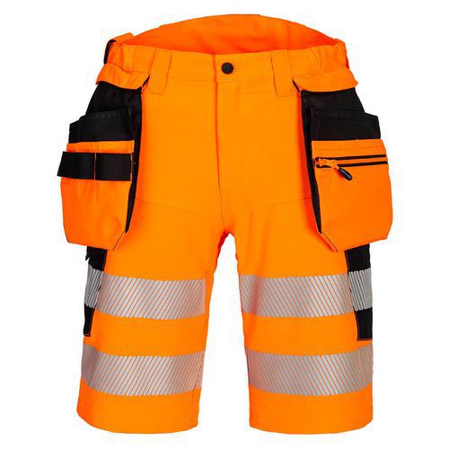 DX4 Hi-Vis Holster kraťasy, černá/oranžová, vel.30