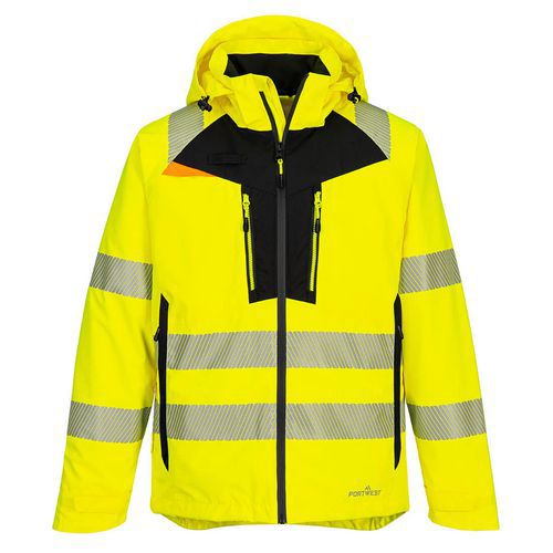 DX4 bunda do deště Hi-Vis, žlutá, vel.4XL