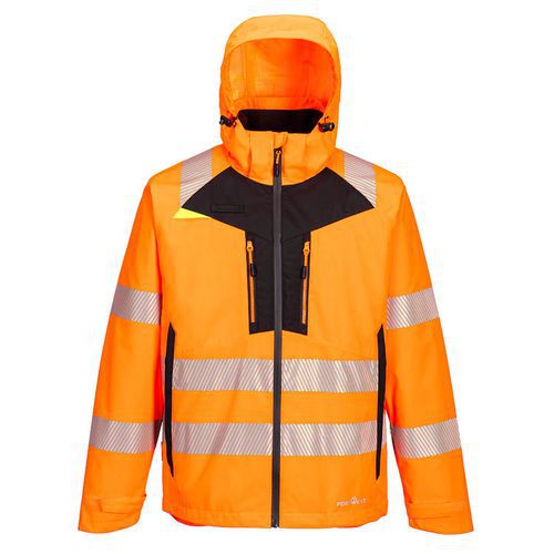 DX4 Hi-Vis bunda 4v1, černá/oranžová, vel.4XL