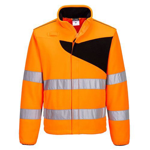 PW2 Hi-Vis Fleece, černá/oranžová, vel.4XL