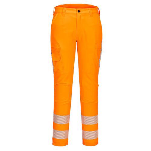 Stretchové pracovní kalhoty RWS, oranžová, krátké, vel.46