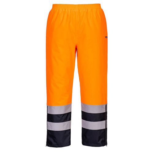 Hi-Vis zimní kalhoty, modrá/oranžová, krátké, vel.L