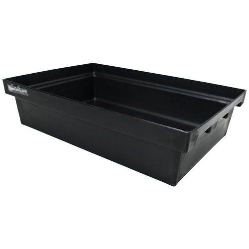 Plastová záchytná vana z recyklovaného HDPE - Manutan Expert, kapacita 40 l