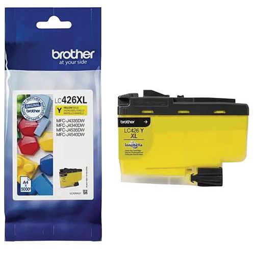 Inkoustová cartridge Brother LC-426XL, žlutá