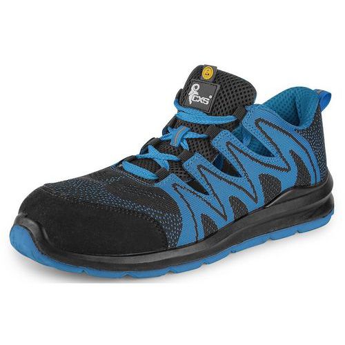 Obuv polobotka, perforovaná, CXS ISLAND MOLAT S1P, černo-modrá, vel. 44