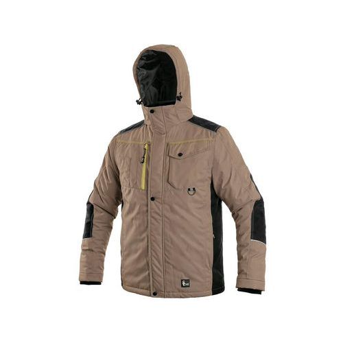 Bunda CXS BALTIMORE, pánská, béžovo-černá, vel. XL