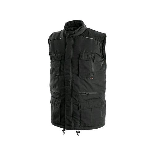 Pánská vesta se 14 kapsami, černá, vel. L