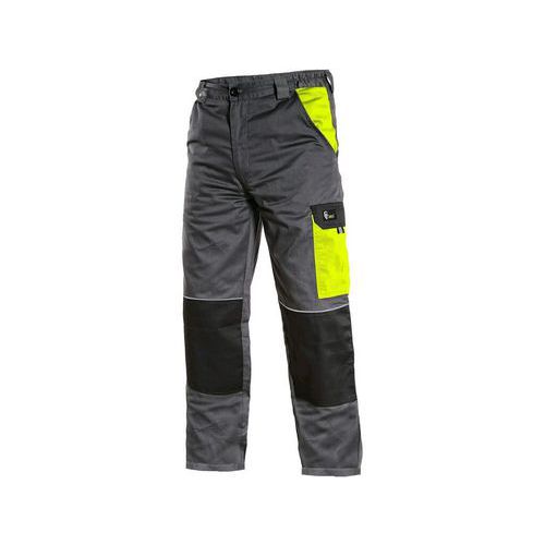 Kalhoty CXS PHOENIX CEFEUS, šedo-žlutá, vel. 60