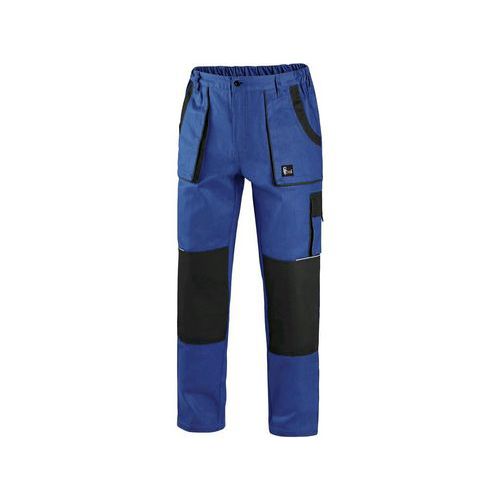 Pánské montérkové kalhoty CXS, modré/černé, vel. 62