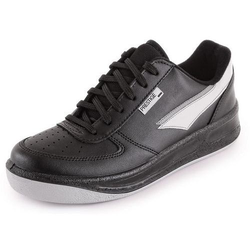 Sportovní kožené polobotky PRESTIGE, černé, vel. 41